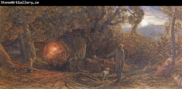 Samuel Palmer A Wagoner Returning Home